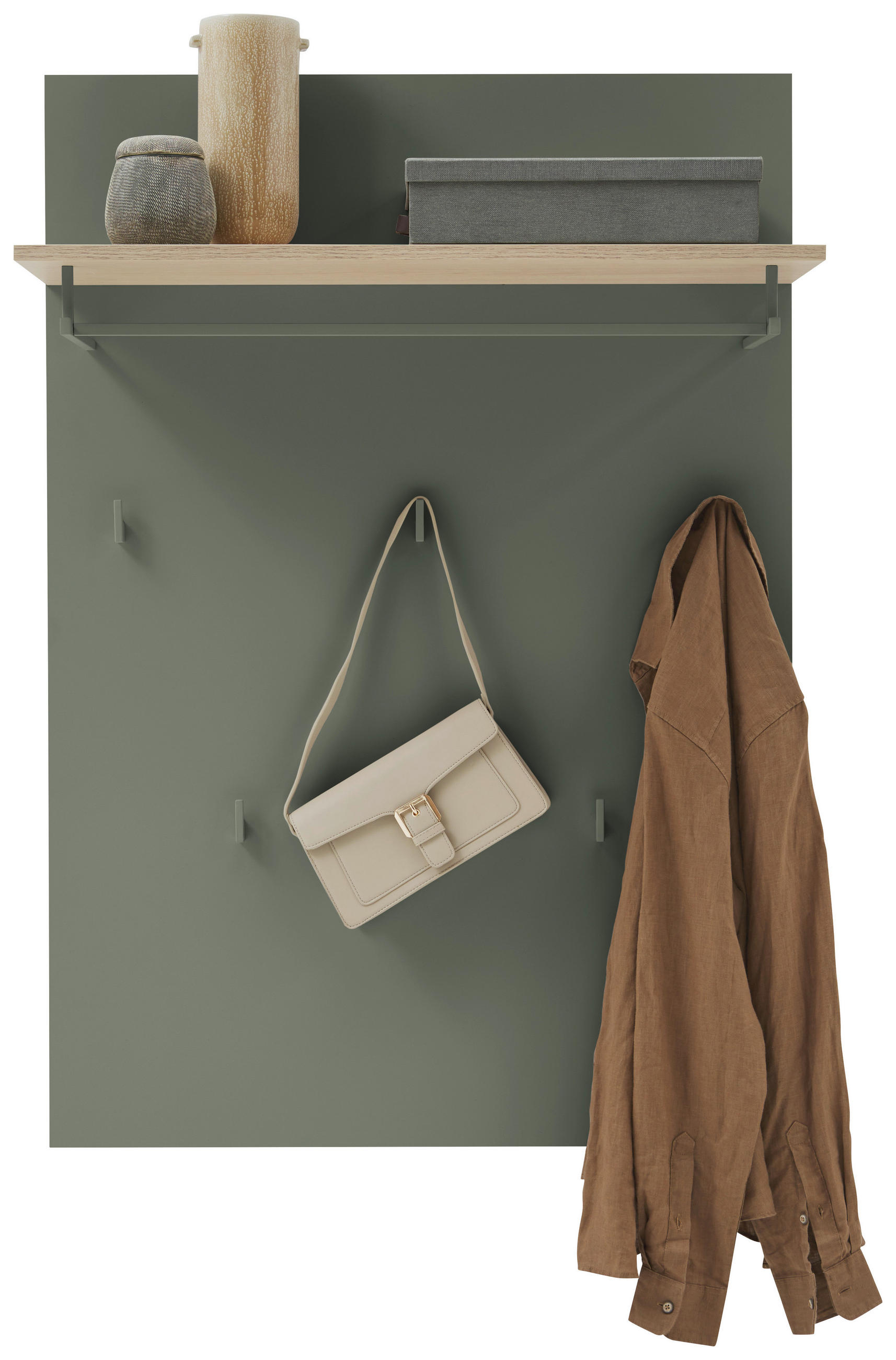 GARDEROBENPANEEL  in 80/115/28 cm  - Grün, Design, Holzwerkstoff (80/115/28cm) - Voleo