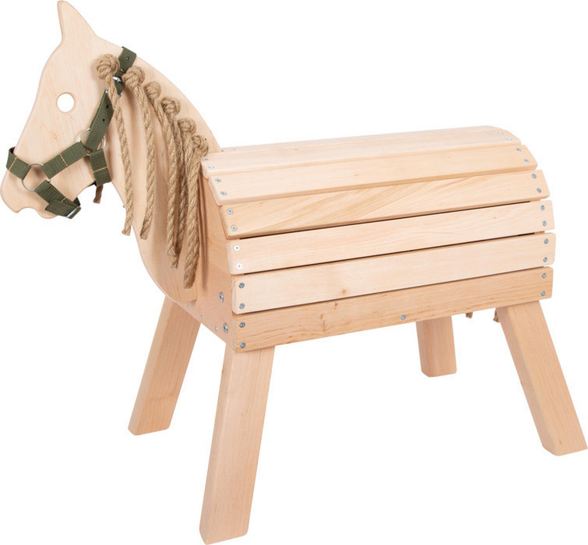 KLETTERGERÜST - Braun, Basics, Holz (79/70/41cm) - small foot