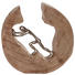 SKULPTUR - Silberfarben/Naturfarben, Natur, Holz/Metall (29/29/7cm) - Ambia Home SKULPTUR - Silberfarben/Naturfarben, Natur, Holz/Metall (29/29/7cm) - Ambia Home