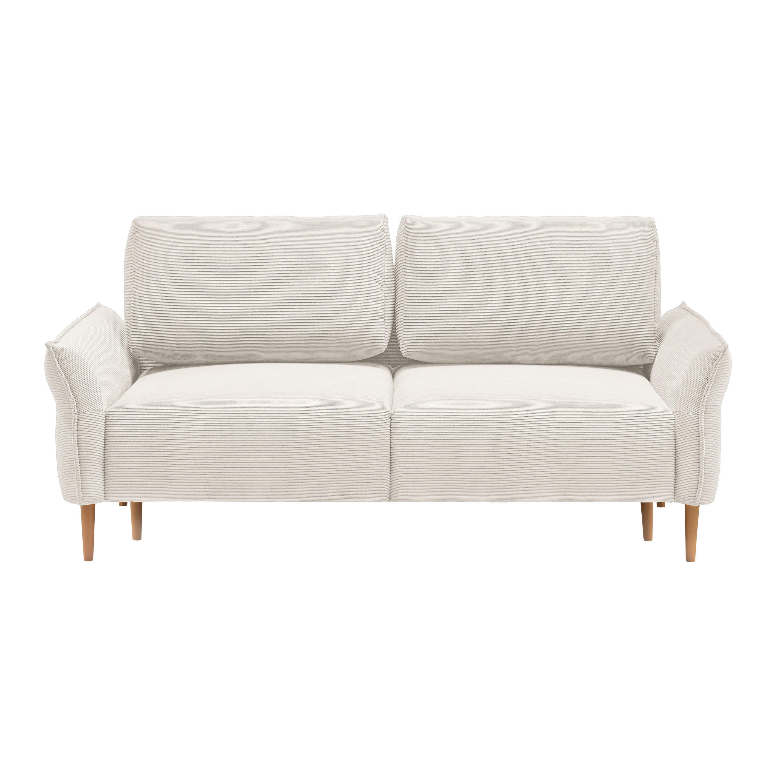 3-SITS SOFFA i manchester beige  - beige/naturfärgad, Modern, trä/textil (183/85/92cm) - MID.YOU