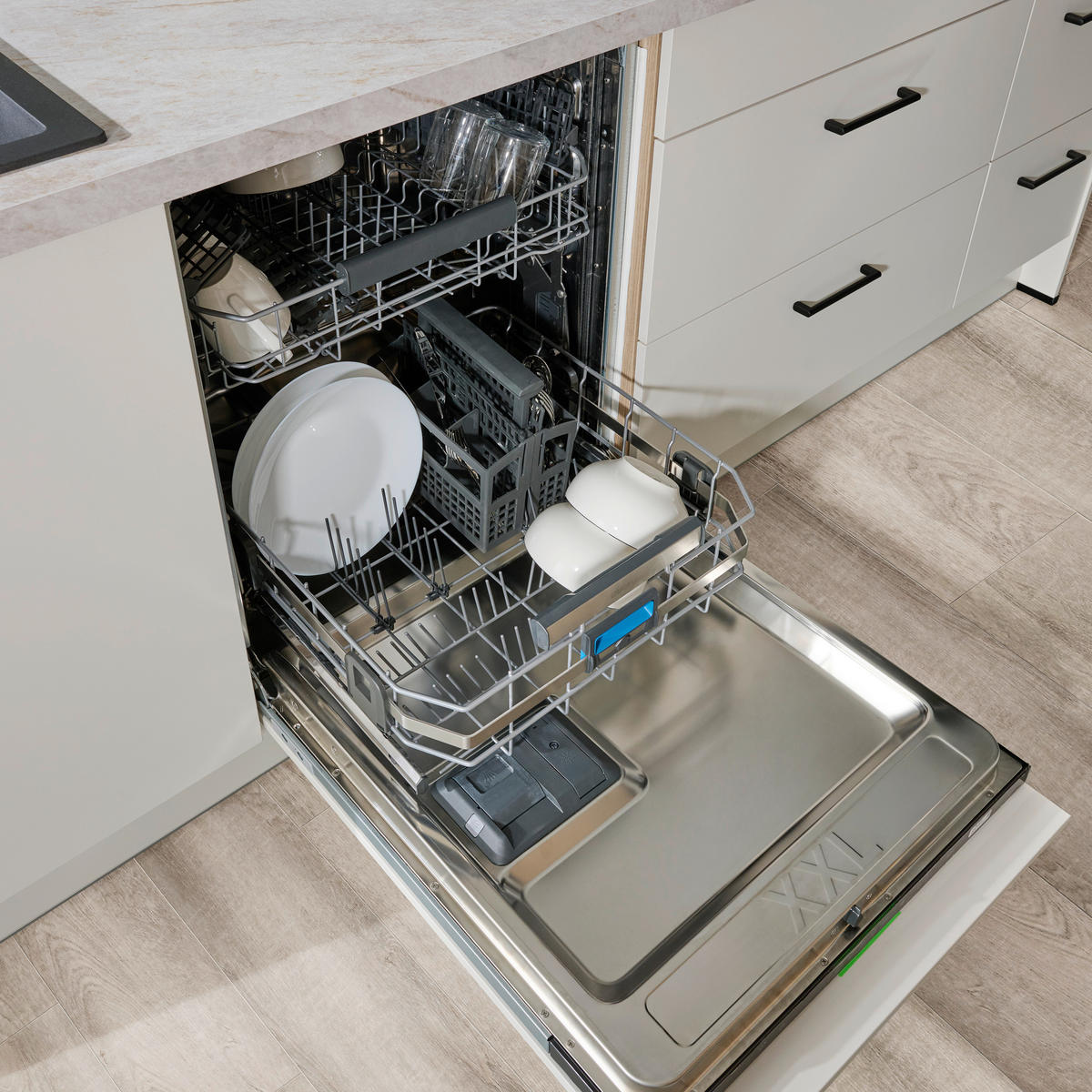 MOSOGATÓGÉP - nemesacélszínű, Basics, fém (59,6/81,8/55cm) - Dieter Knoll