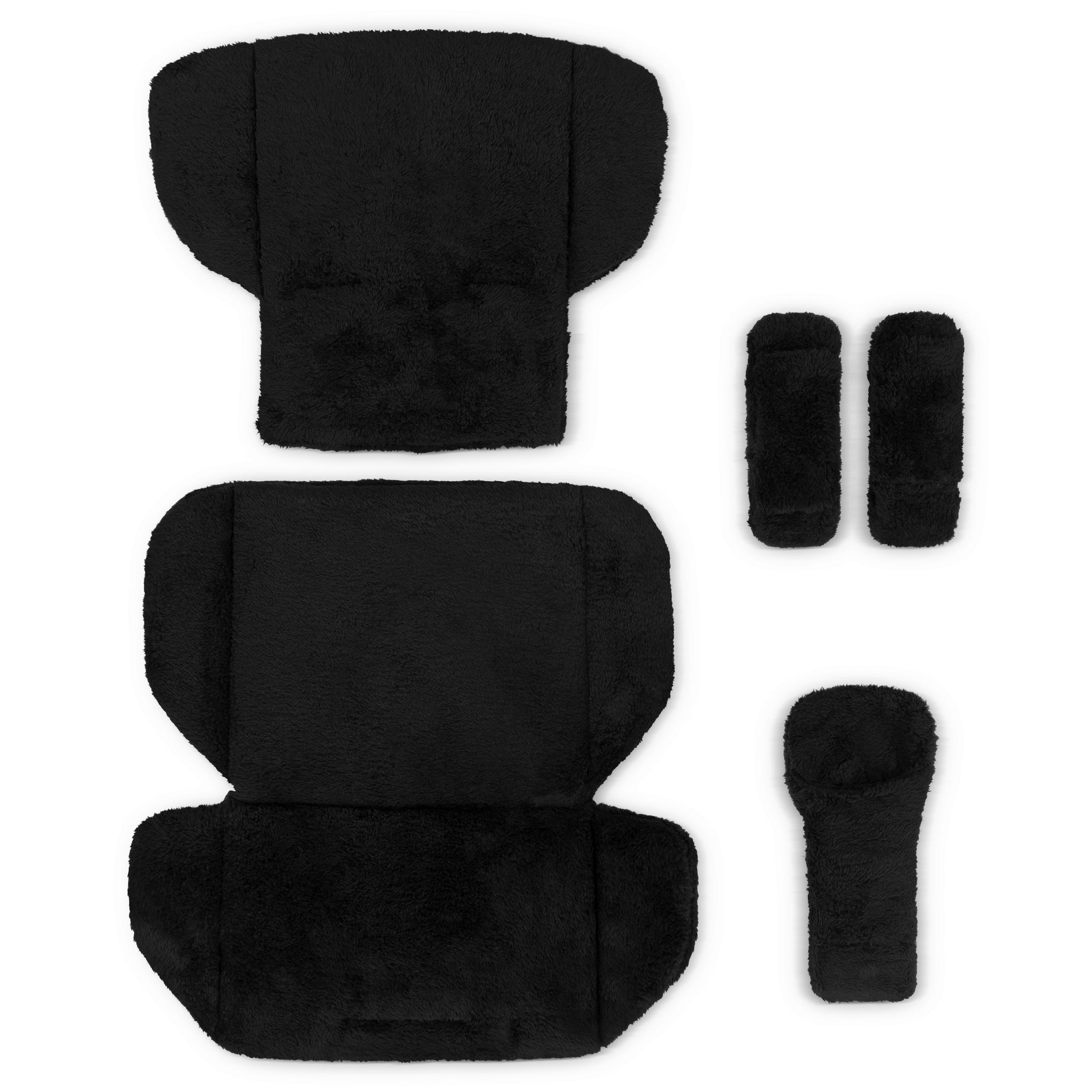 KINDERWAGENEINLAGE - Schwarz, Basics, Textil (41/31/7cm) - ABC Design