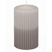KERZE - Taupe, Basics, Paraffin (6,8/12,0cm) - Steinhart