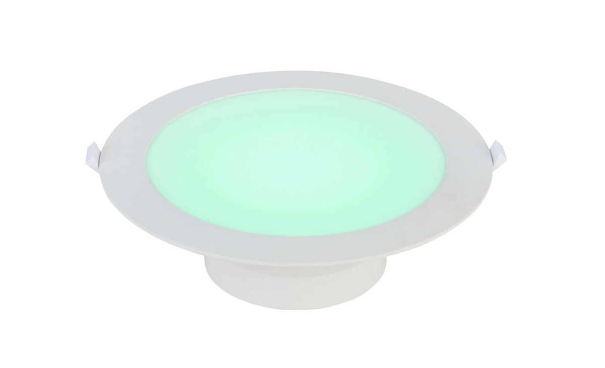 LED-SPOTKOPF 22,8/7,8 cm   - Weiß, Basics, Kunststoff (22,8/7,8cm) - Novel