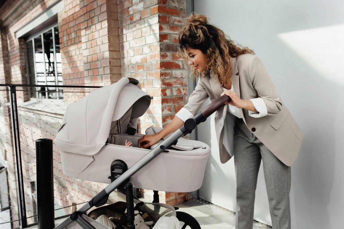 KINDERWAGEN  Smile 5Z  Soft Taupe  - Creme/Grau, Basics, Textil/Metall (57/112/97,7cm) - Britax Römer