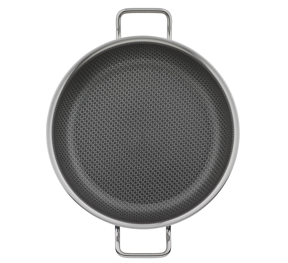 PANVICA NA SMAŽENIE nepriľnavý povrch ILAG® 24 cm  - strieborná, Basics, kov (24cm) - Spring