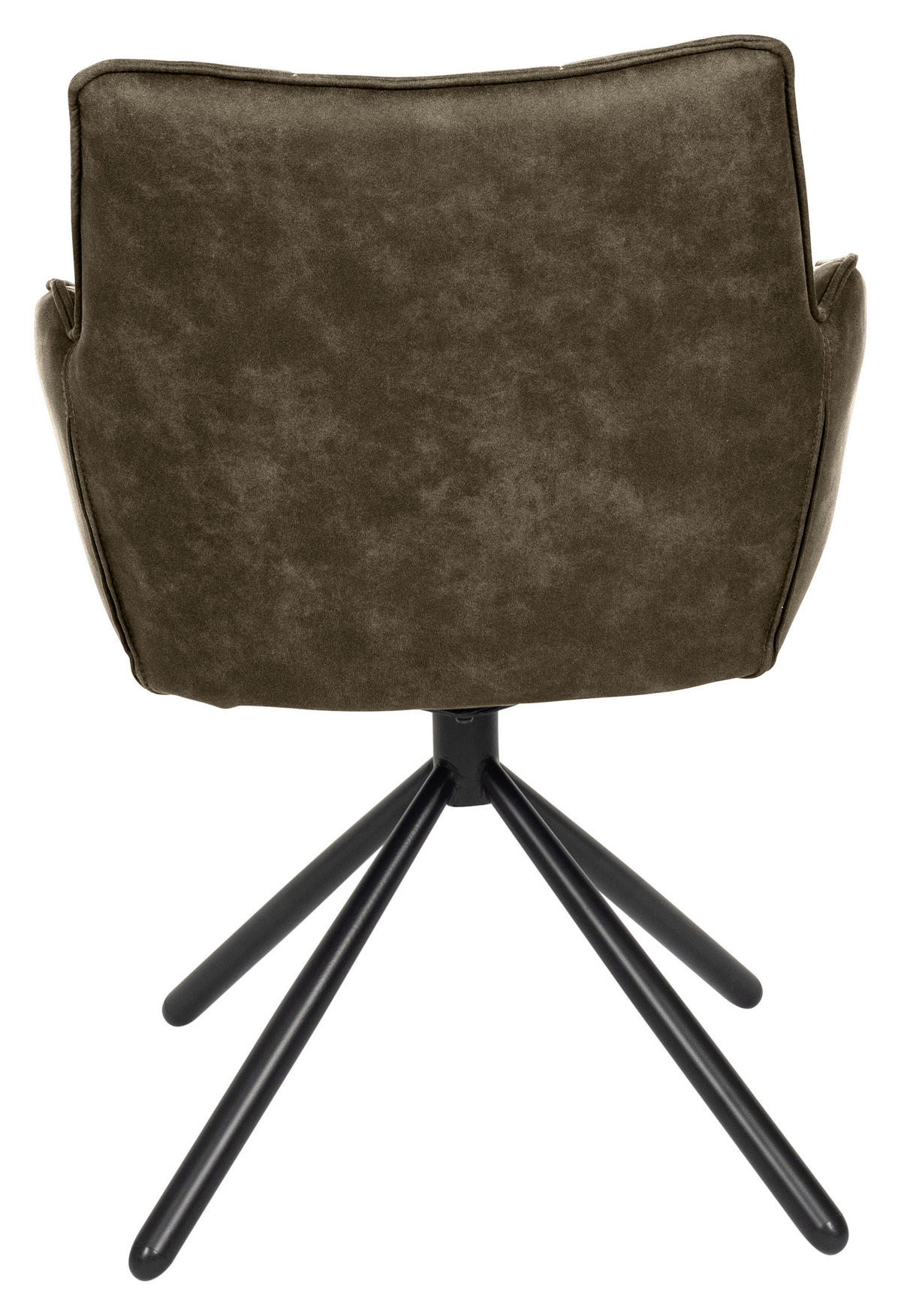ARMLEHNSTUHL  in Mikrofaser  - Taupe/Schwarz, Design, Textil/Metall (60/84/65cm) - SetOne by Musterring