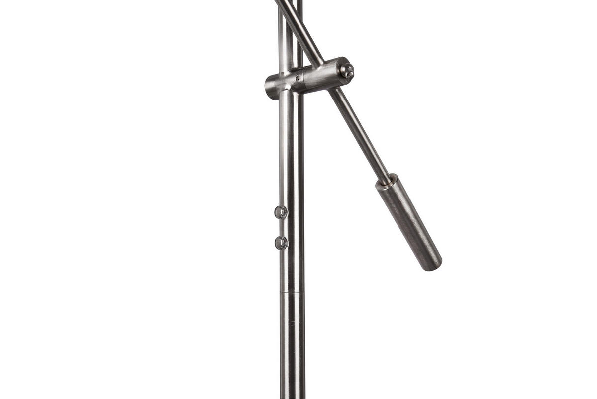 PODNA LED LAMPA - boja nikla, Osnovno, metal (180/28/50cm)