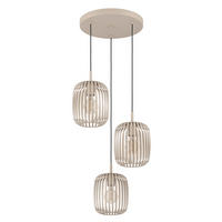 HÄNGELEUCHTE Romazzina 46/110 cm  - Sandfarben, Design, Metall (46/110cm) - Eglo