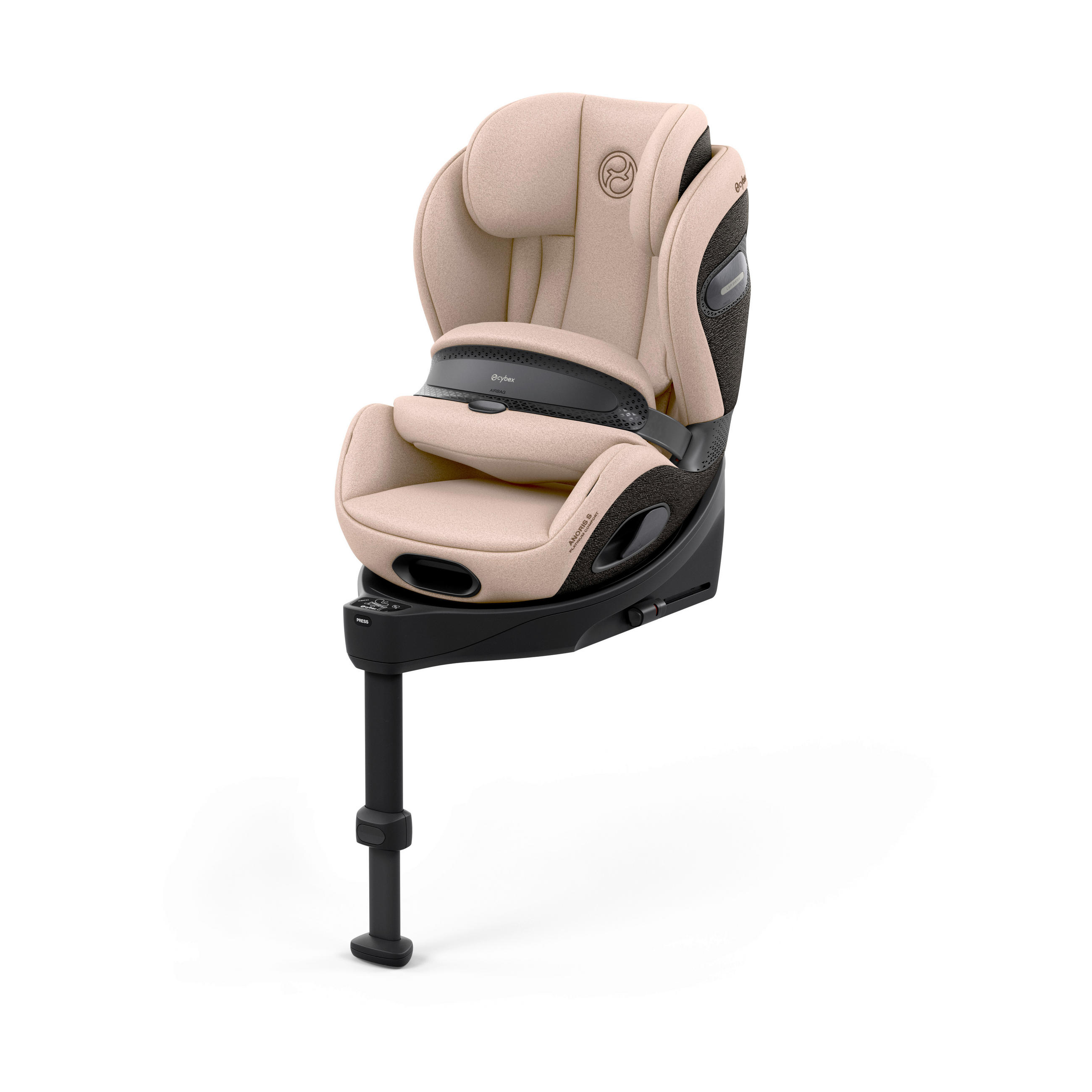 KINDERAUTOSITZ Anoris Si Cozy Beige  - Beige, Basics, Kunststoff/Textil (61/45/60cm) - cybex PLATINUM