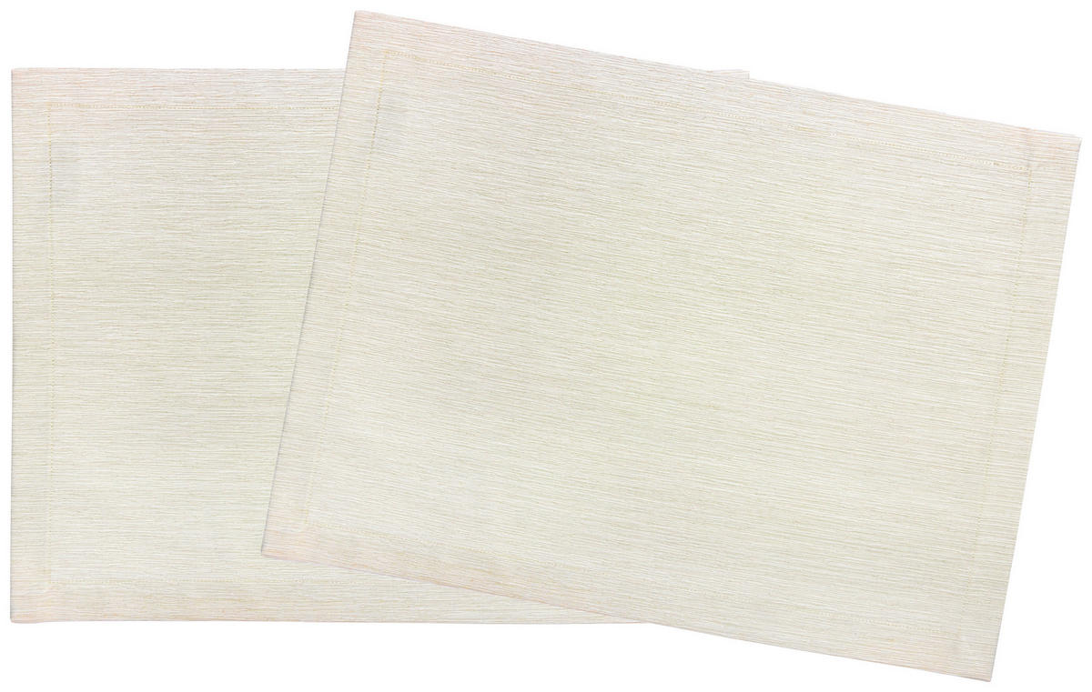 TISCHSET Loreen Textil Sandfarben 33/45 cm  - Sandfarben, Basics, Textil (33/45cm) - Dieter Knoll