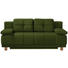 BOXSPRINGSOFA in Textil Dunkelgrün - Chromfarben/Dunkelgrün, MODERN, Textil/Metall (202/92/104cm) - Novel BOXSPRINGSOFA in Textil Dunkelgrün - Chromfarben/Dunkelgrün, MODERN, Textil/Metall (202/92/104cm) - Novel