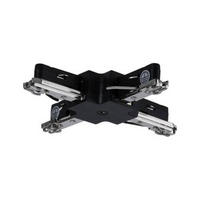 SCHIENENSYSTEM-VERBINDER URAIL 10,4/1,8/10,4 cm   - Schwarz, Design, Kunststoff/Metall (10,4/1,8/10,4cm) - Paulmann
