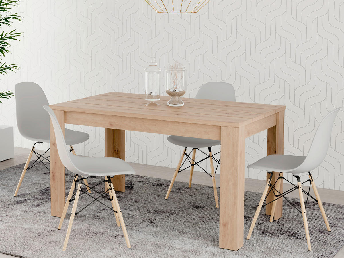 STOL ZA BLAGOVAONICU  hrast Artisan  drvni materijal      - hrast Artisan, Moderno, drvni materijal (135/80/75,5cm)