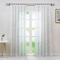 FERTIGVORHANG  transparent  140/225 cm   - Weiß Hochglanz, Basics, Textil (140/225cm)