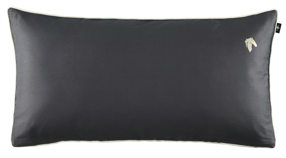 KISSENHÜLLEN-SET Marcel.Remus.Design - Palma anthrazit 40/80 cm  - Anthrazit, Design, Textil (40/80cm) - Marcel Remus