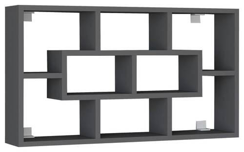 WANDREGAL 85/48/16 cm  - Anthrazit, MODERN, Holzwerkstoff (85/48/16cm) - MID.YOU