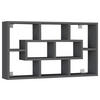 VÄGGHYLLPLAN 85/48/16 cm  - antracit, Modern, trämaterial (85/48/16cm) - MID.YOU