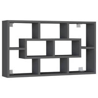 VÄGGHYLLPLAN 85/48/16 cm  - antracit, Modern, trämaterial (85/48/16cm) - MID.YOU