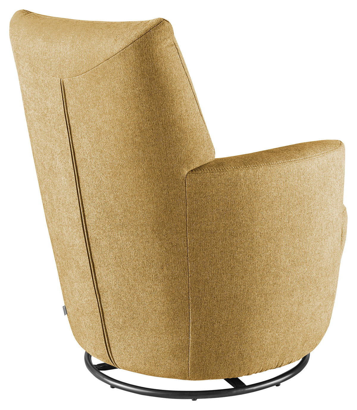 SESSEL Webstoff Gelb    - Gelb/Schwarz, Design, Textil/Metall (80/96/88cm) - SetOne by Musterring