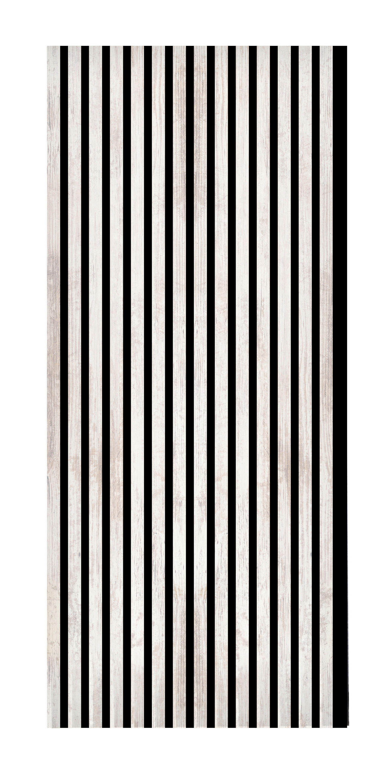 AKUSTIKPANEEL Vintage foliert 57.25/1.9/119 cm  - Grauweiß, KONVENTIONELL, Holzwerkstoff/Textil (57.25/1.9/119cm)