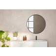 WANDSPIEGEL 70/70/3 cm  - Schwarz, Trend, Glas/Metall (70/70/3cm) - Boxxx