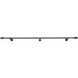 VORHANGSTANGENSET 100-190 cm  - Schwarz, Design, Metall (100-190cm) - Homeware