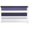 DOPPELROLLO   80/210 cm    - Violett/Weiß, Basics, Textil (80/210cm)