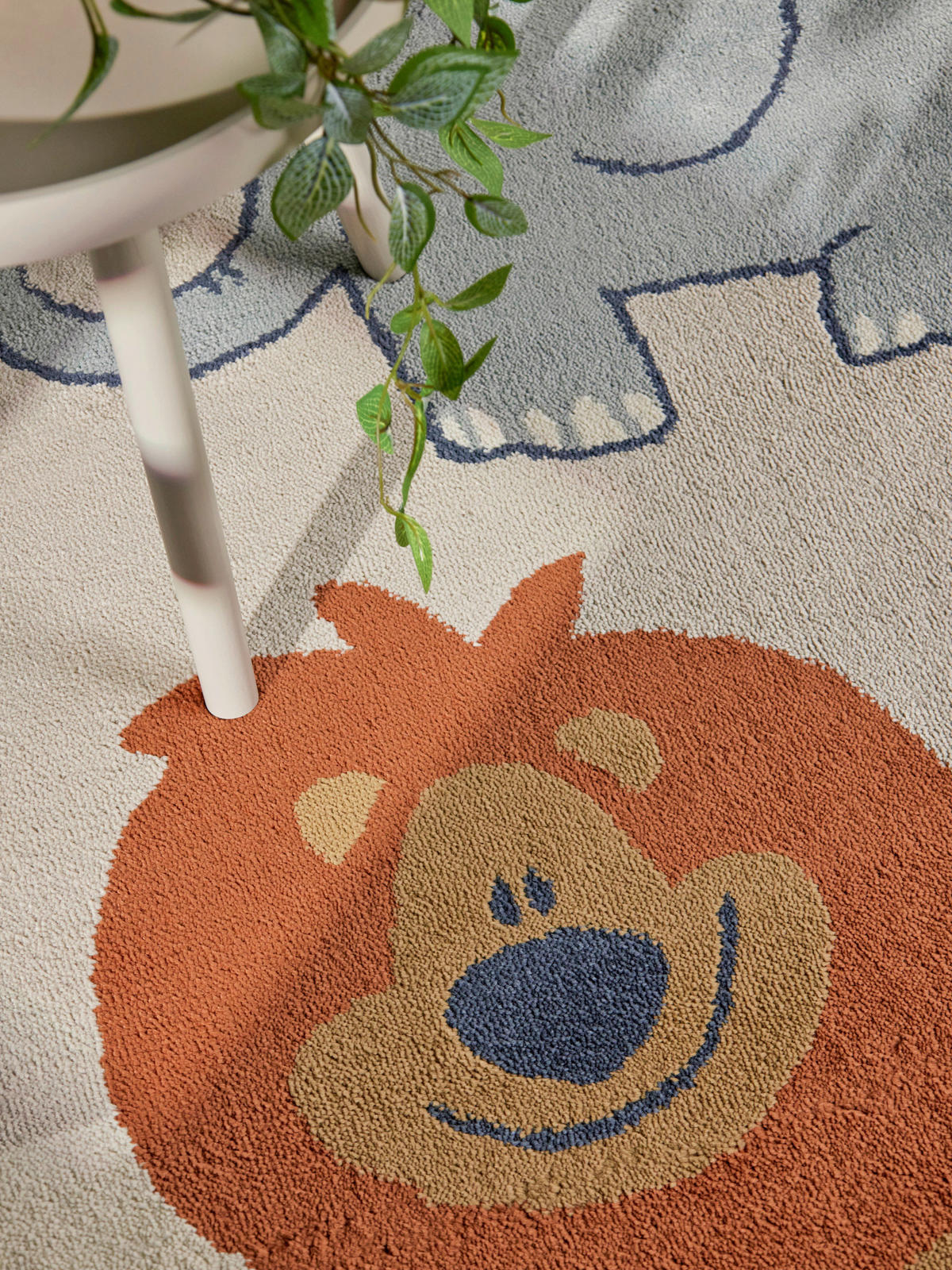 KINDERTEPPICH 160 cm Adventures Tier  - Multicolor/Creme, Design, Kunststoff/Textil (160cm) - Hanse Home