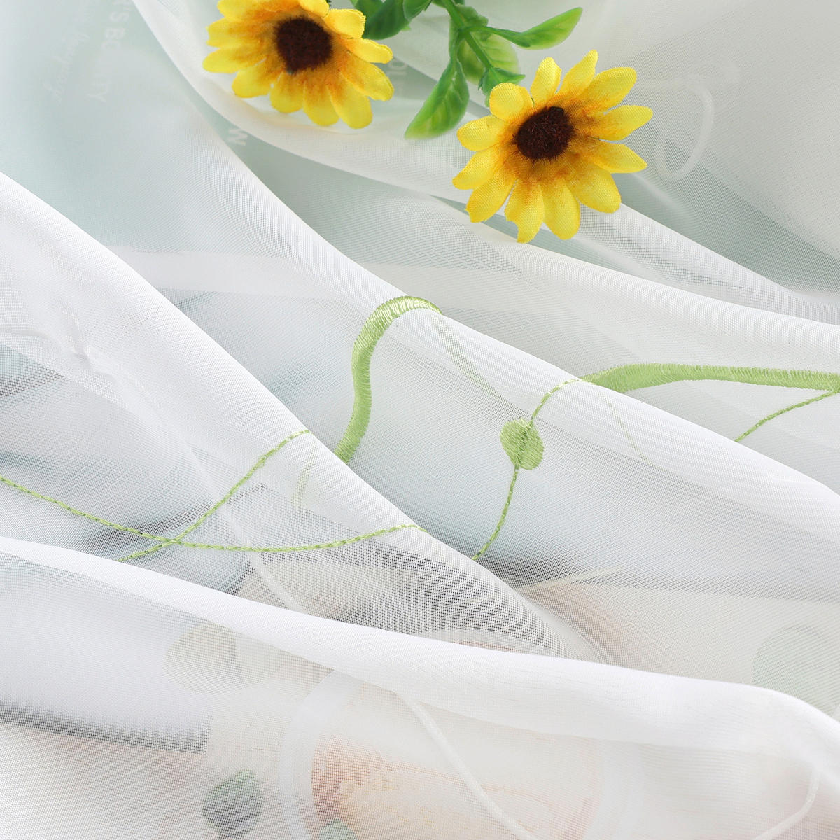 FALTROLLO  transparent  80/140 cm    - Weiß Hochglanz/Hellgrün, Basics, Textil (80/140cm) - Joyswahl