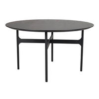MATBORD i trä 135/135/75 cm   - svart, Design, metall/trä (135/135/75cm) - Rowico