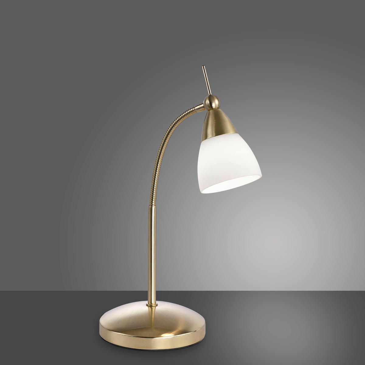 LED-TISCHLEUCHTE Pino 30/30/45 cm   - Messingfarben, Basics, Glas/Metall (30/30/45cm) - Paul Neuhaus