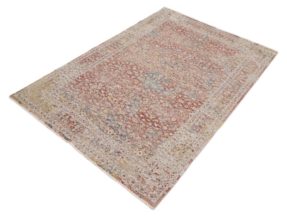 VINTAGE-TEPPICH  Wohnzimmer 200/290 cm TABRIZ Terracotta rechteckig  - Terracotta, KONVENTIONELL, Kunststoff/Textil (200/290cm) - Dieter Knoll