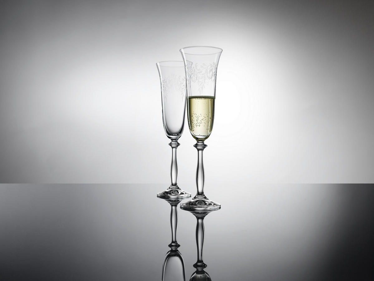 ČAŠA ZA PENUŠAVO VINO  190 ml  - prozirna, Konvencionalno, staklo (0.19l) - Novel