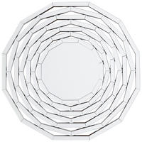 OGLEDALO ZIDNO  100/100/1,9 cm     - srebrne boje, Lifestyle, staklo/drvni materijal (100/100/1,9cm) - Xora