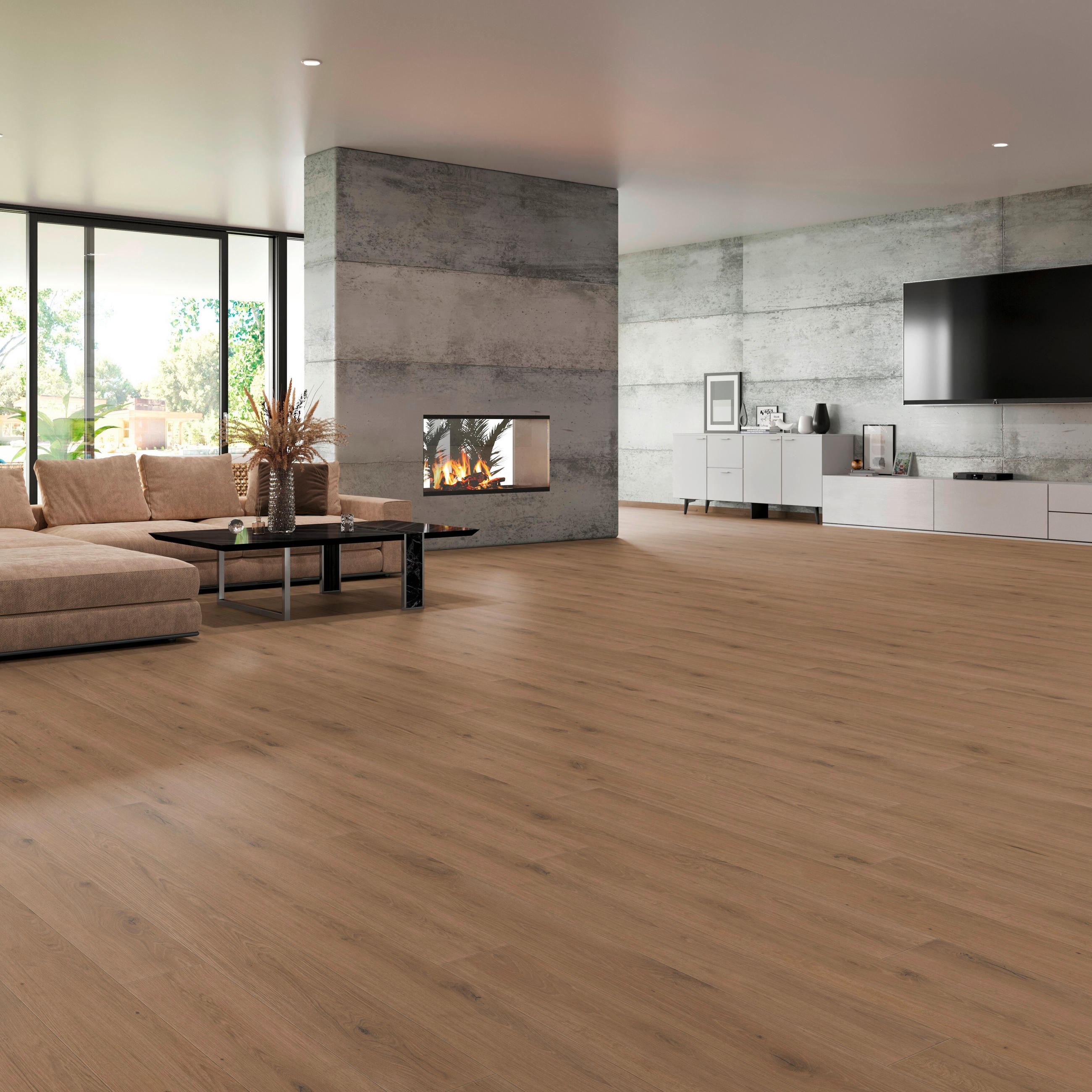 VINYLBODEN Elito TrendEiche Melange 100005901  per  m² - Design, Holz (220/21,6/1cm) - Tilo