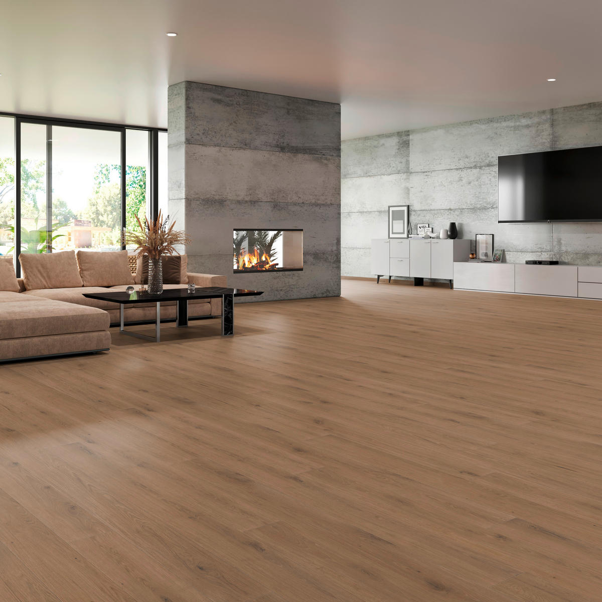 VINYLBODEN Elito TrendEiche Melange 100005901  per  m² - Design, Holz (220/21,6/1cm) - Tilo
