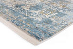 WEBTEPPICH  200/290 cm  Blau, Grau   - Blau/Grau, Design, Textil (200/290cm) - Dieter Knoll