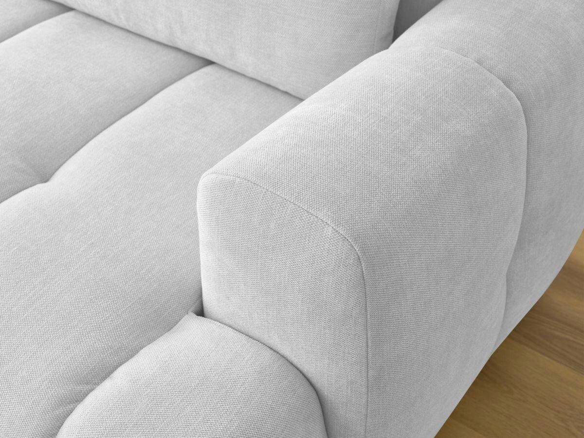 ECKSCHLAFSOFA FUJI Leinenoptik Hellgrau  inkl.  - Hellgrau/Schwarz, MODERN, Kunststoff/Textil (160/292cm)