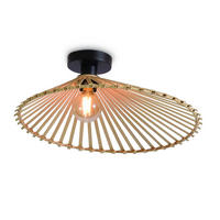 TAKLAMPA GOOD&MOJO  50/15 cm  - naturfärgad, Trend, trä (50/15cm) - Good & Mojo