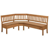 ECKBANK 147/170 cm Laugenfarbig Kiefer massiv   - Laugenfarbig, ROMANTIK / LANDHAUS, Holz (147/170cm) - Boxxx
