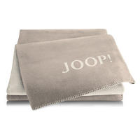 POKRIVAČ bež-siva  - bež-siva, Dizajnerski, tekstil (50/35/10cm) - Joop!
