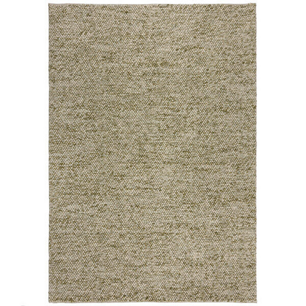 Flair Rugs RUČNE TKANÝ KOBEREC, 80/150 cm krémová, zelená