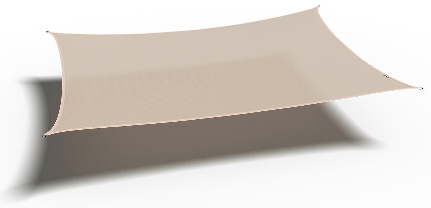 SONNENSEGEL  - Weiß, MODERN, Kunststoff (300/1/400cm) - Gardenson