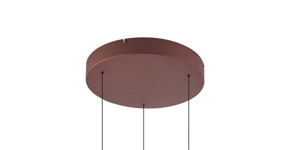 LED-HÄNGELEUCHTE Cage 40/50-150 cm  - Kupferfarben, Design, Kunststoff/Metall (40/50-150cm) - Dieter Knoll