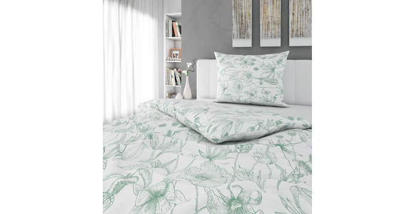 BETTWÄSCHE Renforcé 140/200 cm  - Grün, KONVENTIONELL, Textil (140/200cm) - Esposa