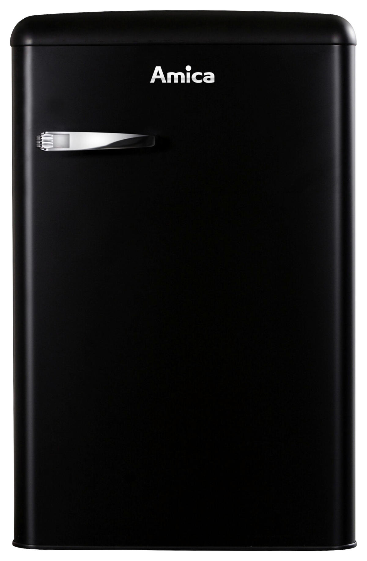 KÜHLSCHRANK 55/86/61,5 cm KS 15617 MS  - Schwarz, Basics, Glas/Metall (55/86/61,5cm) - Amica