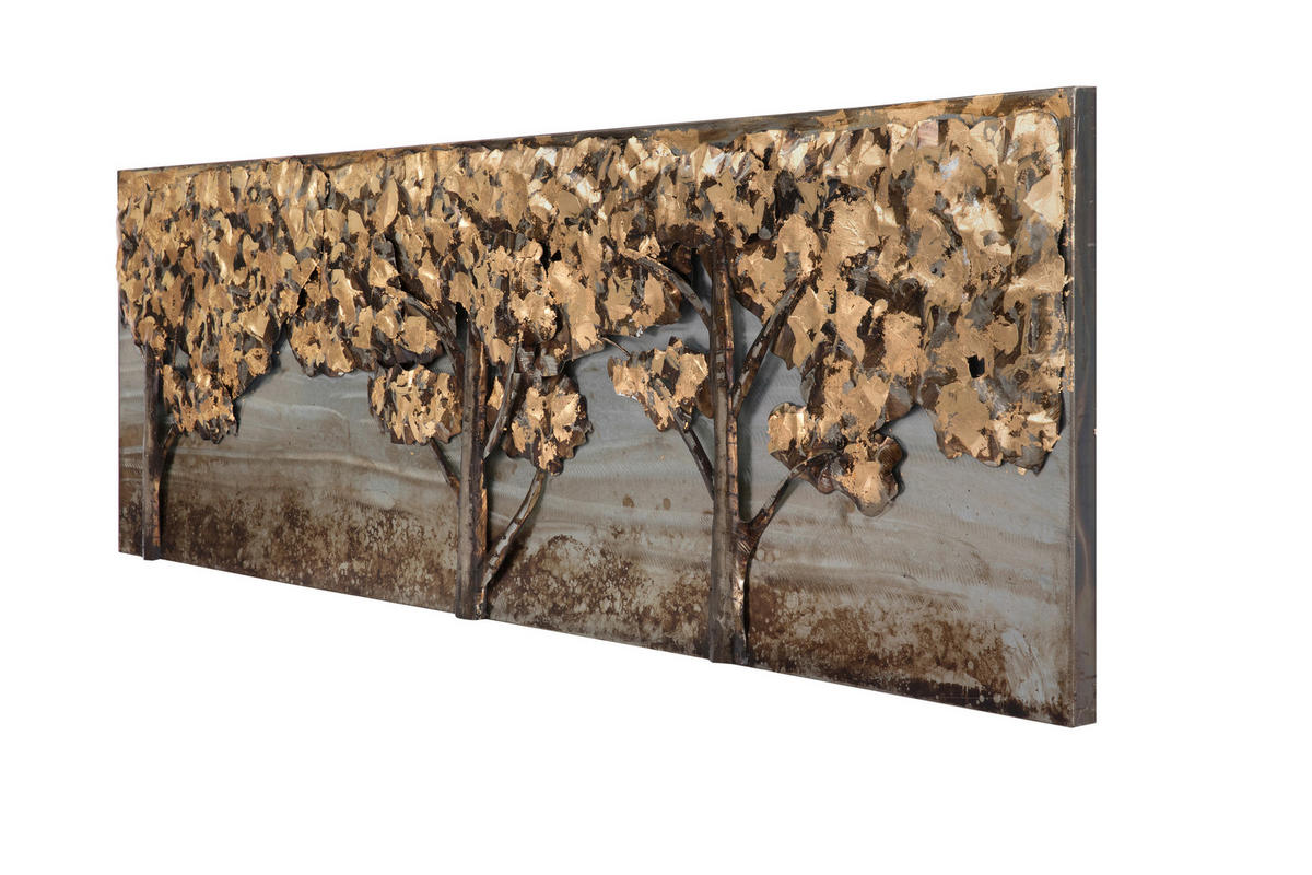 SLIKA METALNA     55/180 cm       - zlatne boje, Trend, metal (55/180cm) - Monee