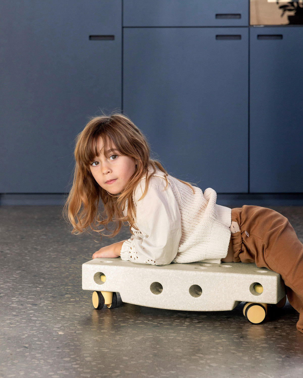 KONSTRUKCIJSKA IGRAČKA  MODU Sand Grey / Honey Yellow  - boje meda/boje pijeska, Basics, plastika (51/21/31cm) - MODU