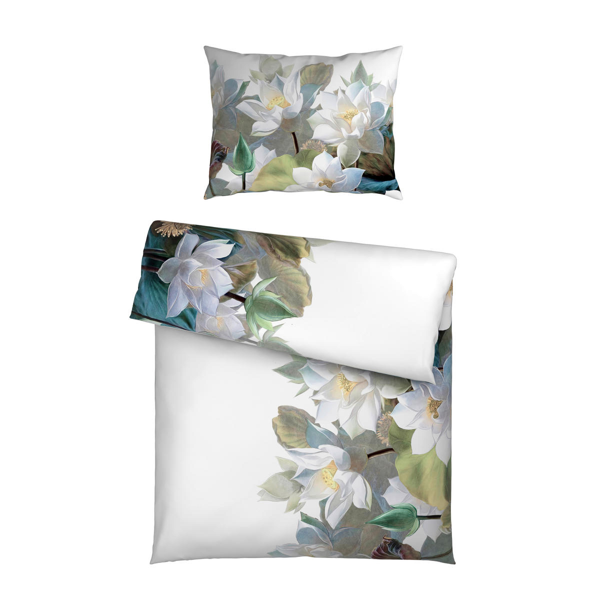 POSTELJINA SA DVA LICA 140/200 cm saten bela  - bela, Osnovno, tekstil (140/200cm) - Esposa